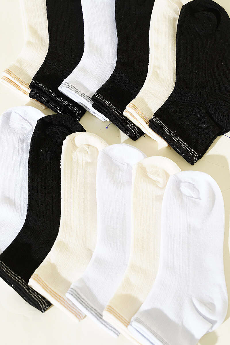 12-Pack Short Crew Socks - Multicolour 3