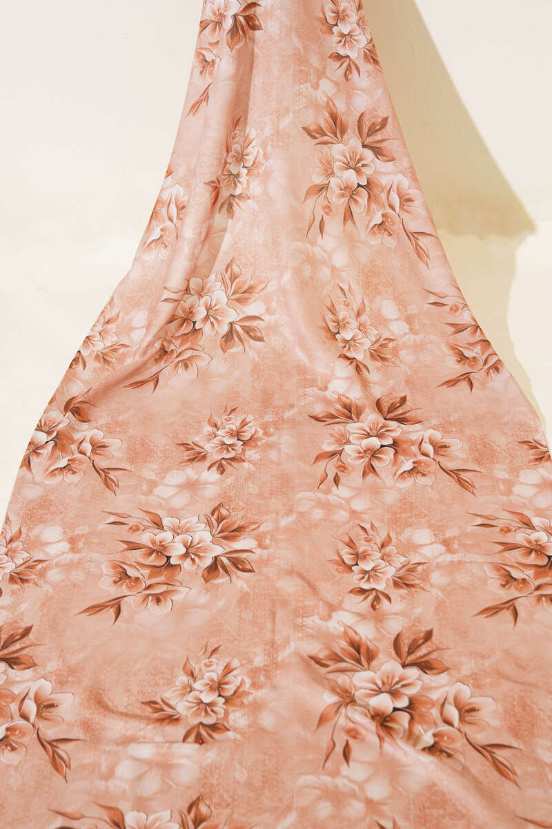 3-Piece Floral Motif Shawl Set - Multicolour