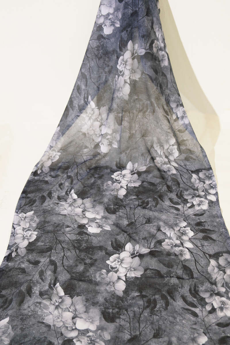 3-Piece Botanical Floral Bamboo Shawl Set - Multicolour