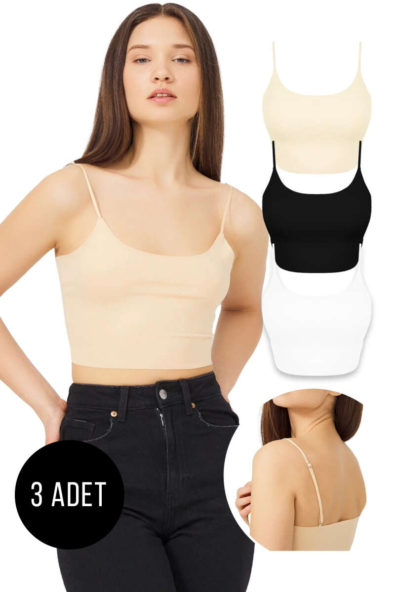5-Pack Laser-Cut Cami Bustiers - Multicolour 7