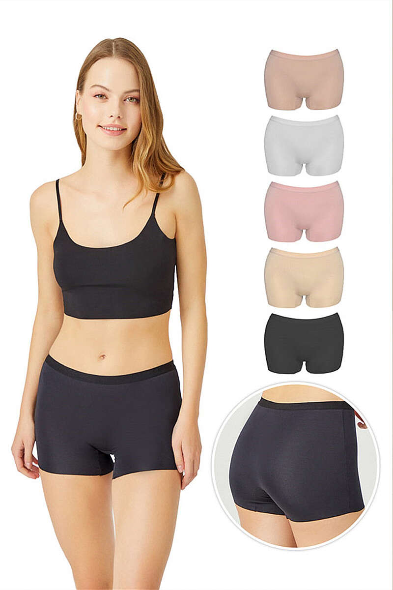 5-Pack Laser-Cut Boxer Shorts - Multicolour