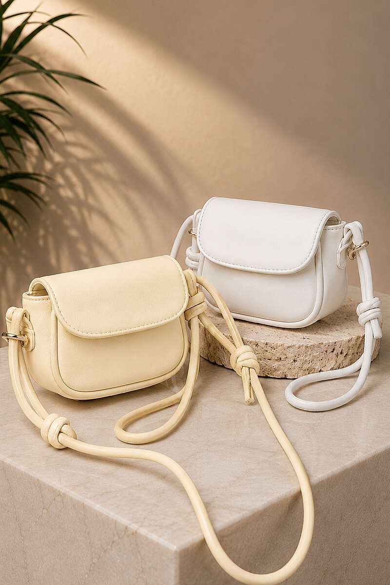 2-Pack Mini Bags with Adjustable Knot Strap - Multicolour 1