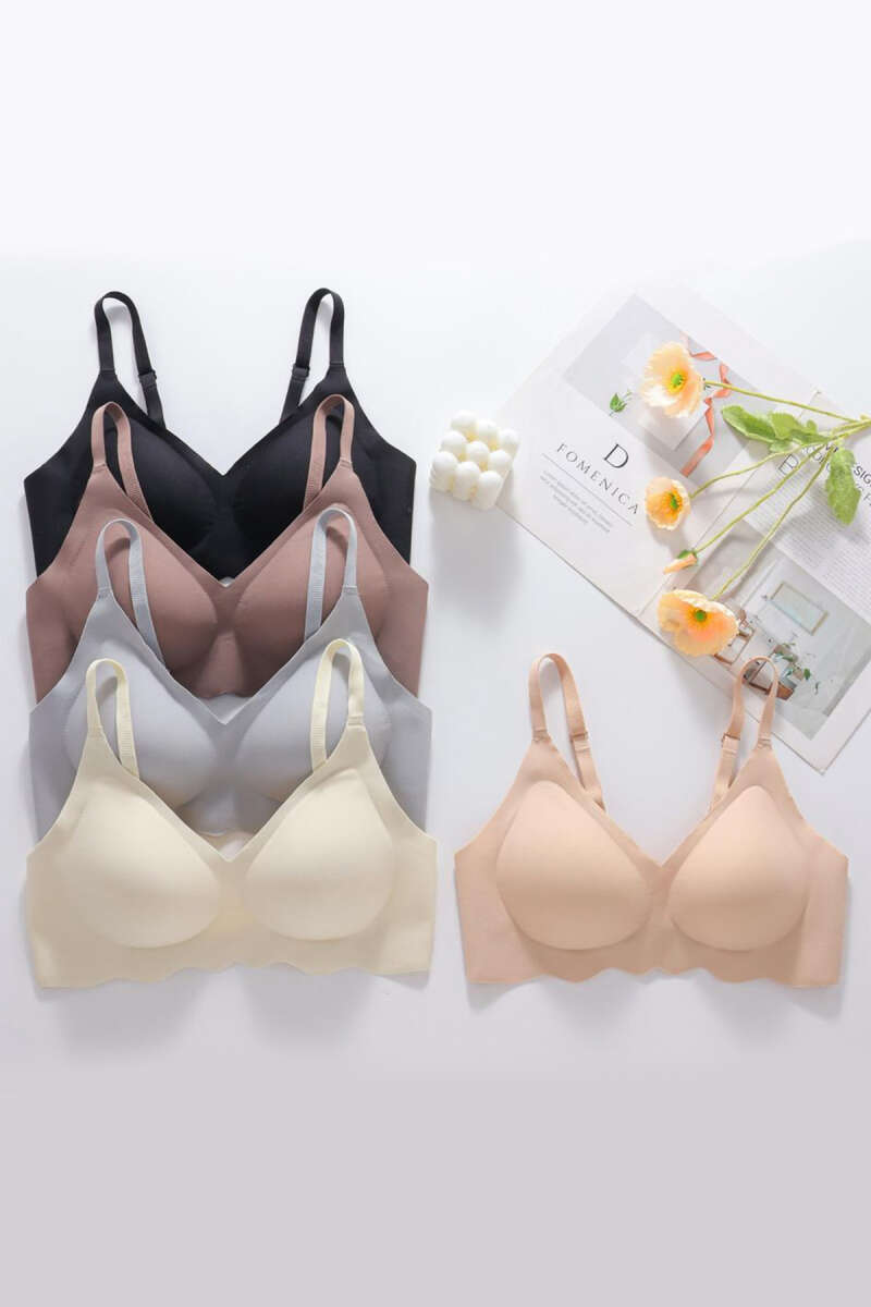 Wireless Invisible Zero-Feel Bra - Black