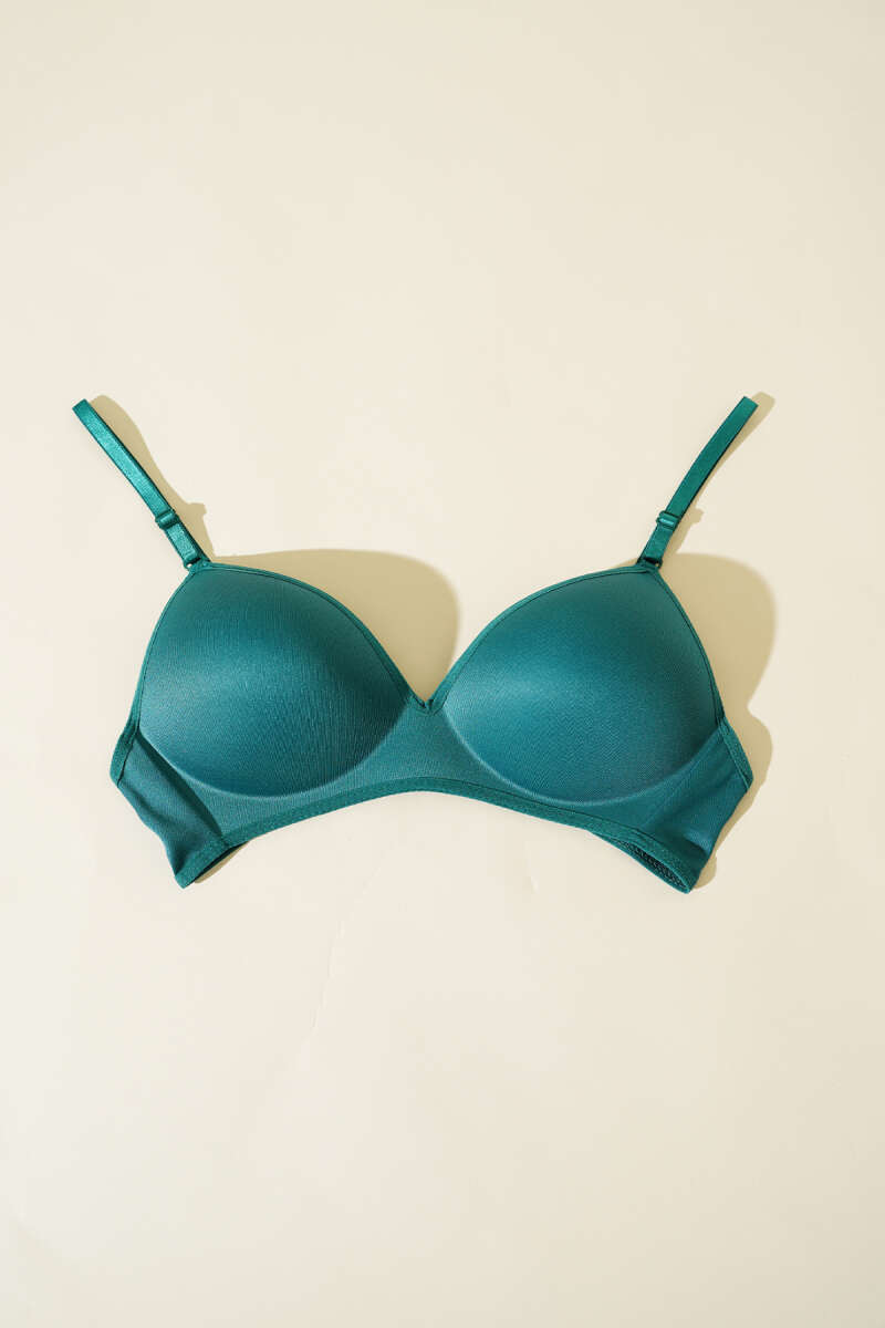 Wireless Barely-There Bra - Green
