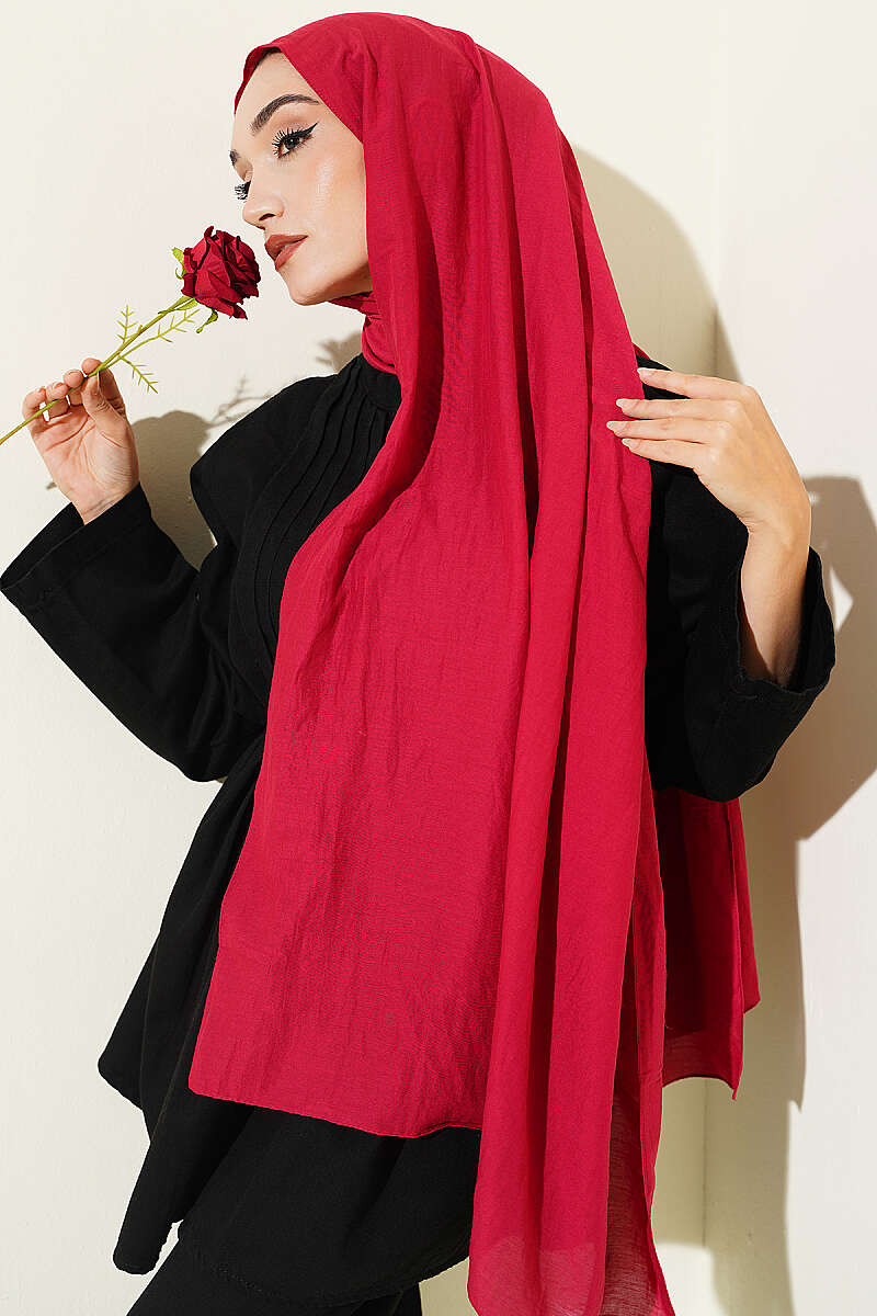Basic Airobin Shawl - Burgundy