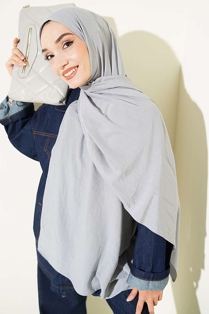 Basic Airobin Shawl - Grey