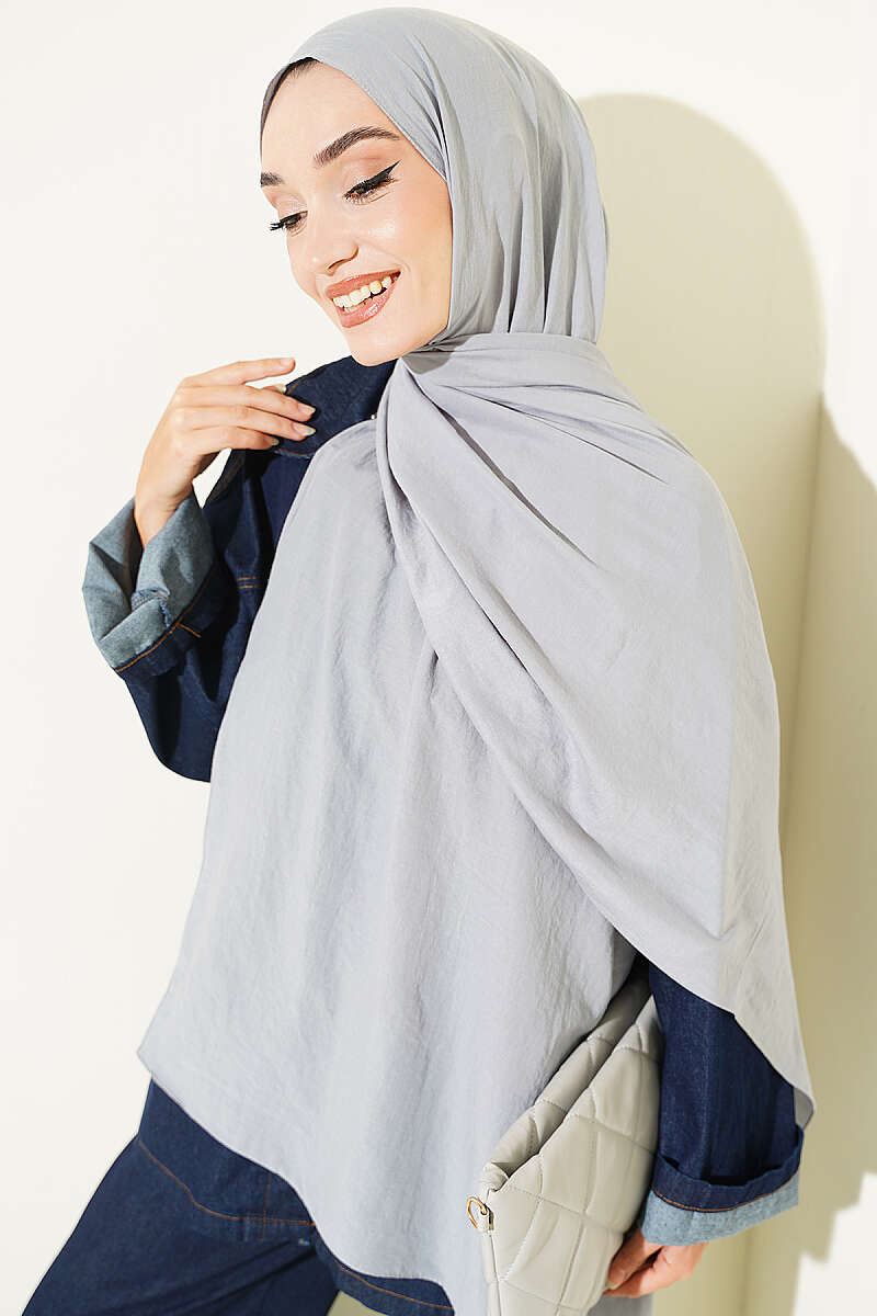 Basic Airobin Shawl - Grey