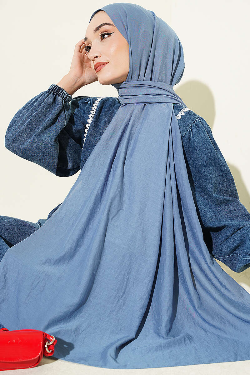 Basic Airobin Shawl - Indigo