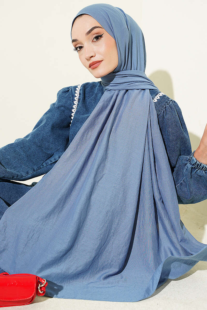 Basic Airobin Shawl - Indigo