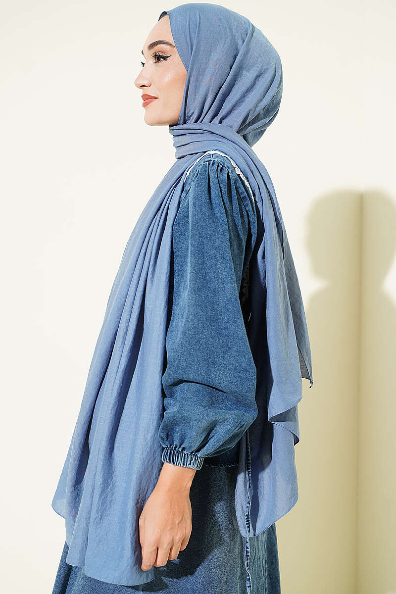 Basic Airobin Shawl - Indigo