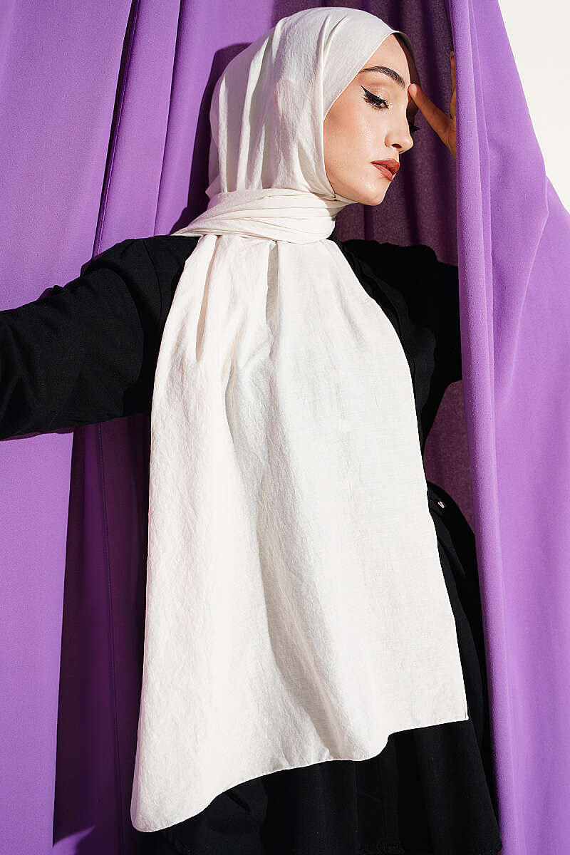 Basic Airobin Shawl - Off White