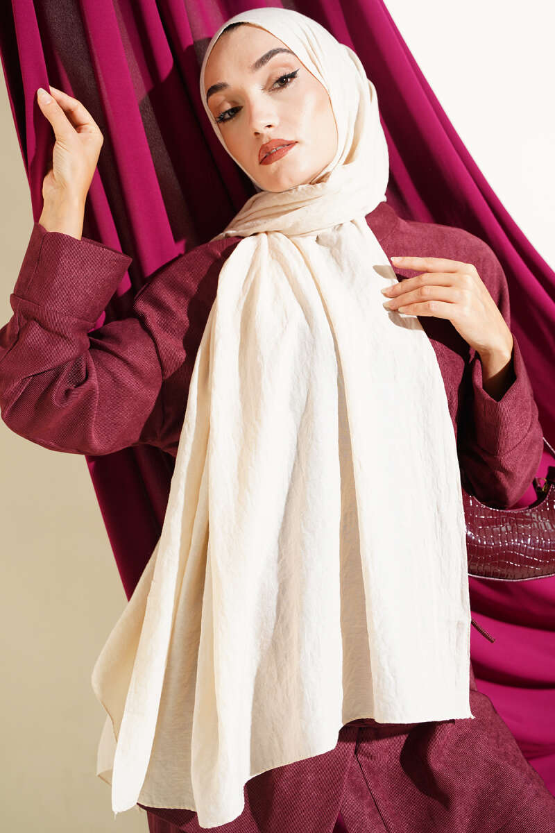 Basic Airobin Shawl - Bone