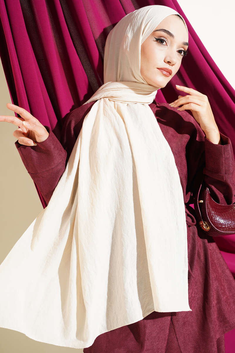Basic Airobin Shawl - Bone
