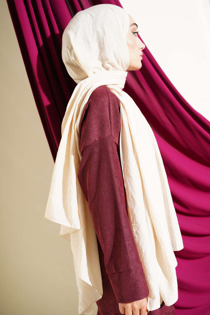 Basic Airobin Shawl - Bone