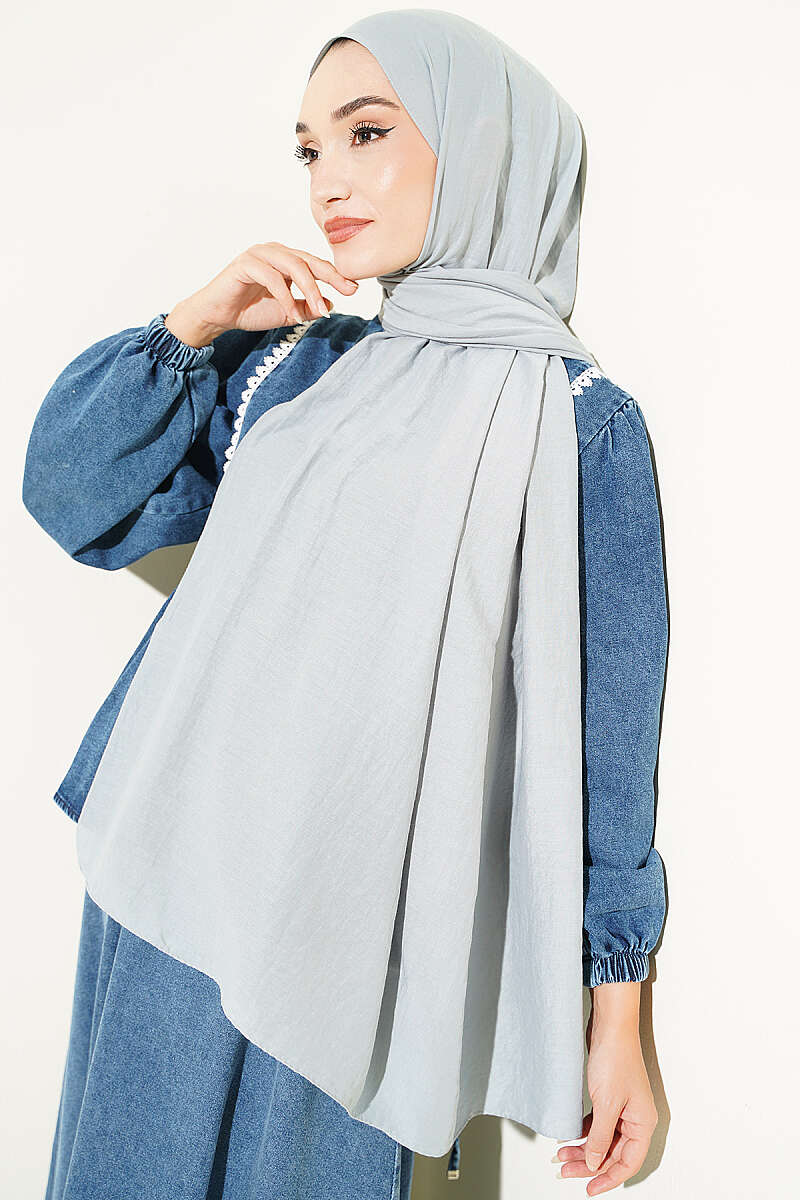 Basic Airobin Shawl - Cool Grey
