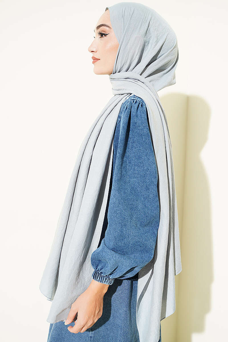 Basic Airobin Shawl - Cool Grey