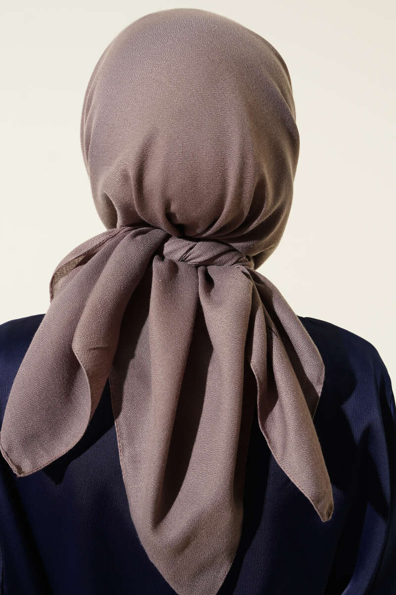 Basic Plain Winter Scarf - Mink