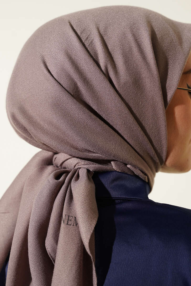 Basic Plain Winter Scarf - Mink