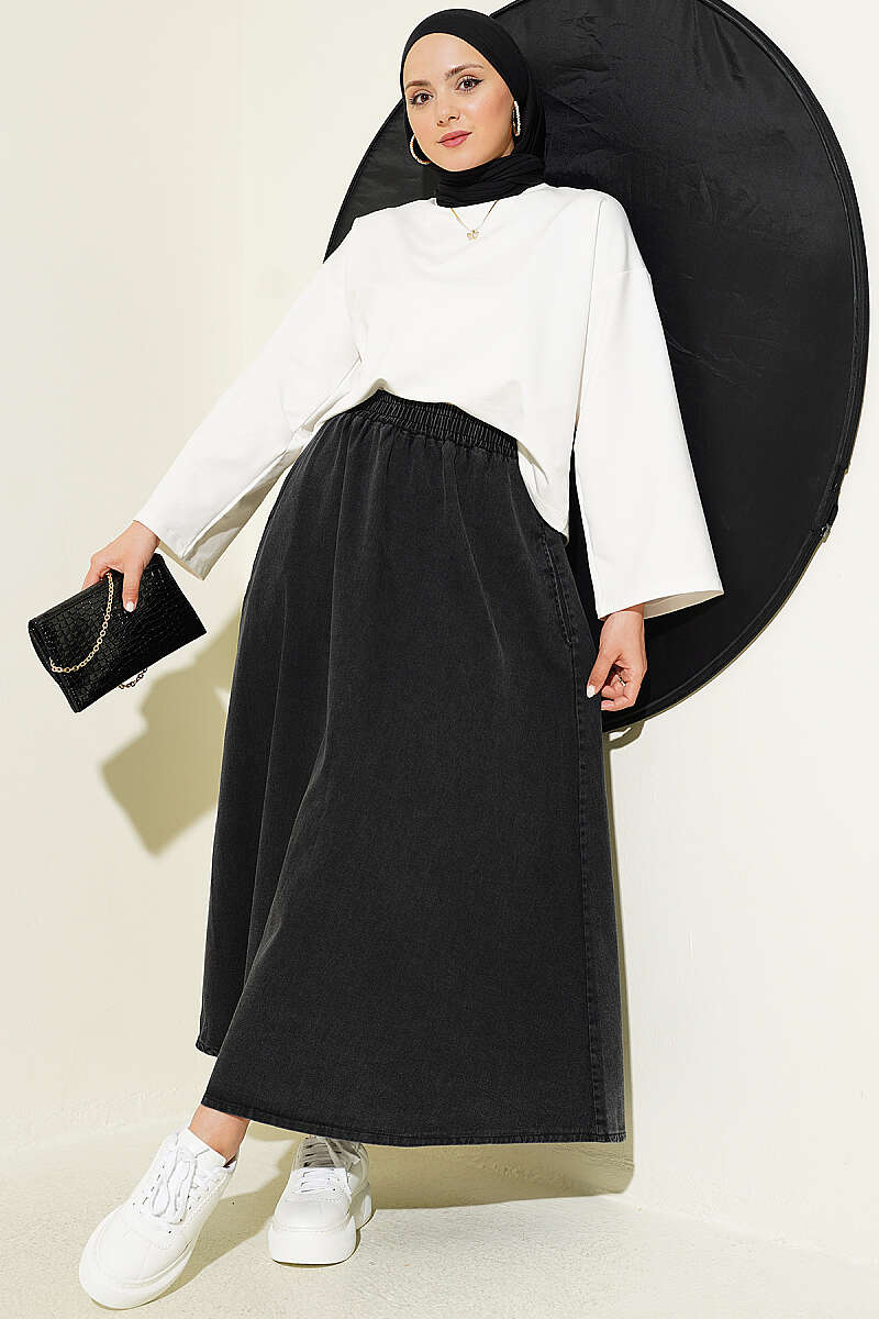 Basic Wide-Sleeve Blouse - Ecru
