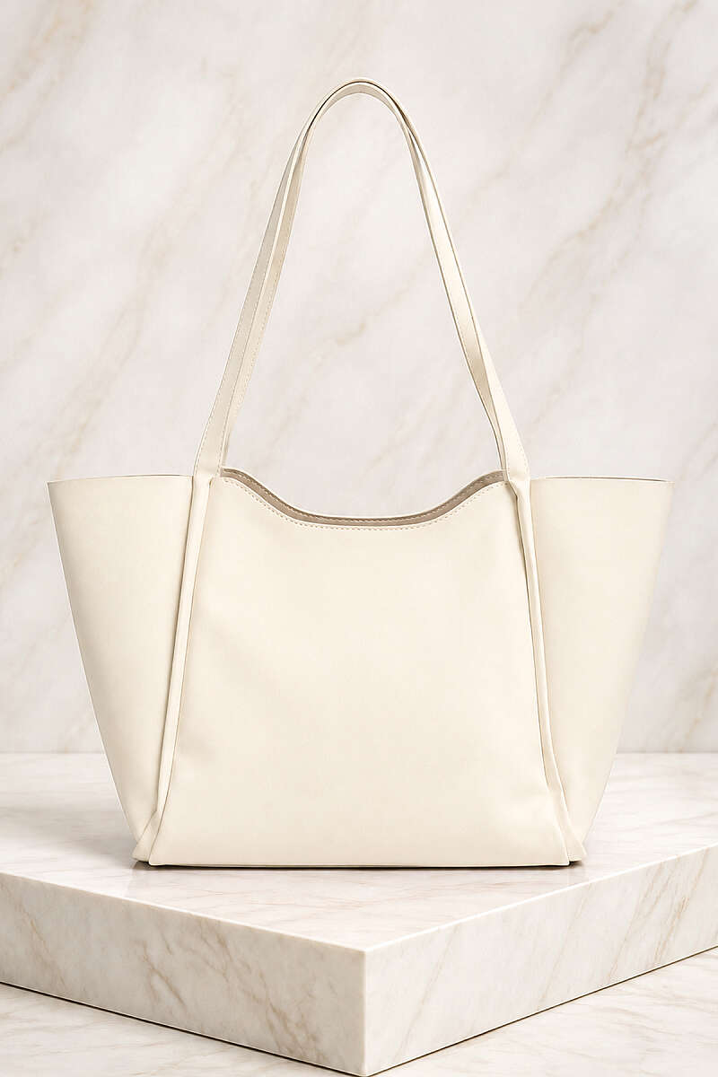 Basic Shoulder Bag - Bone