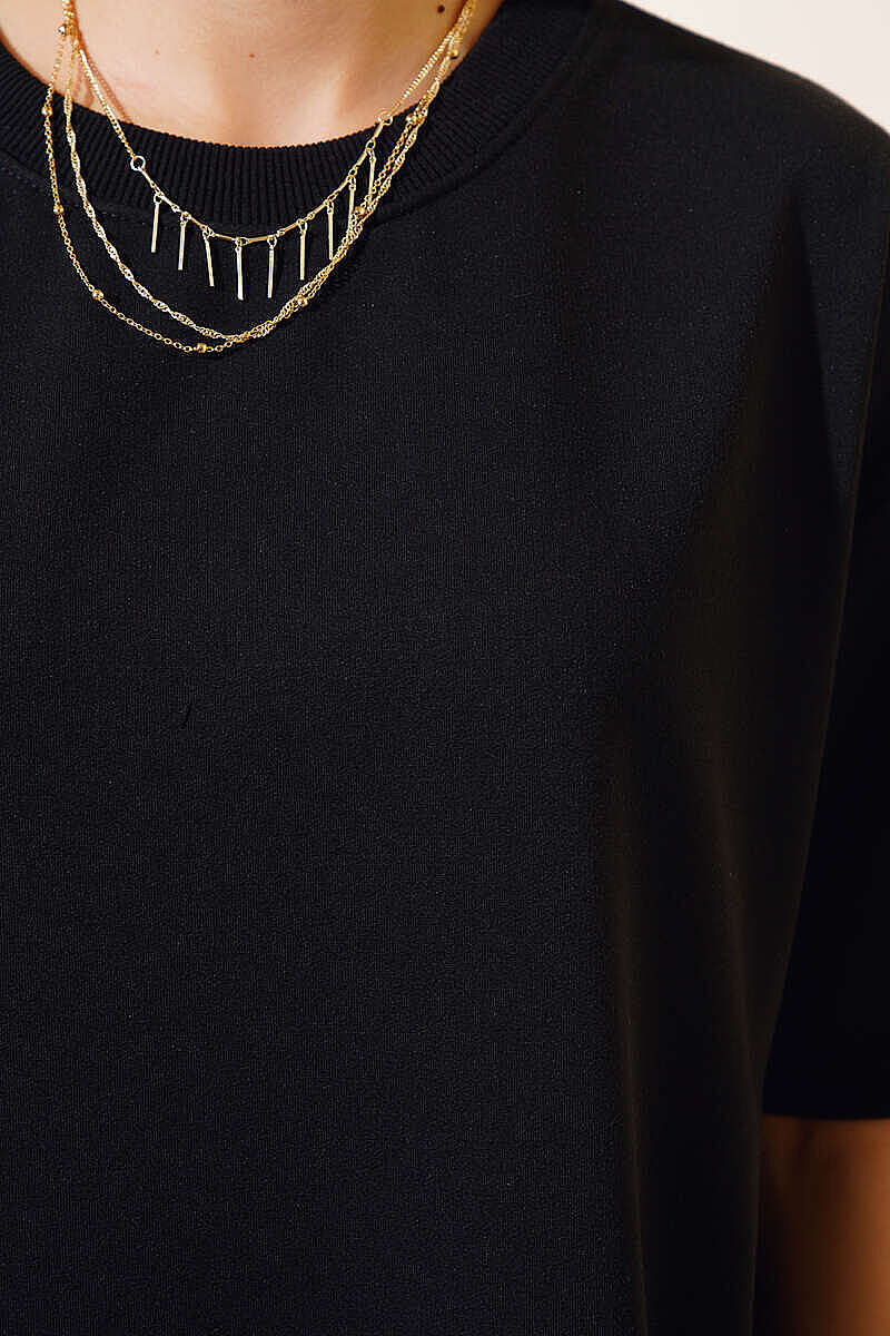 Basic Oversized Tee - Black