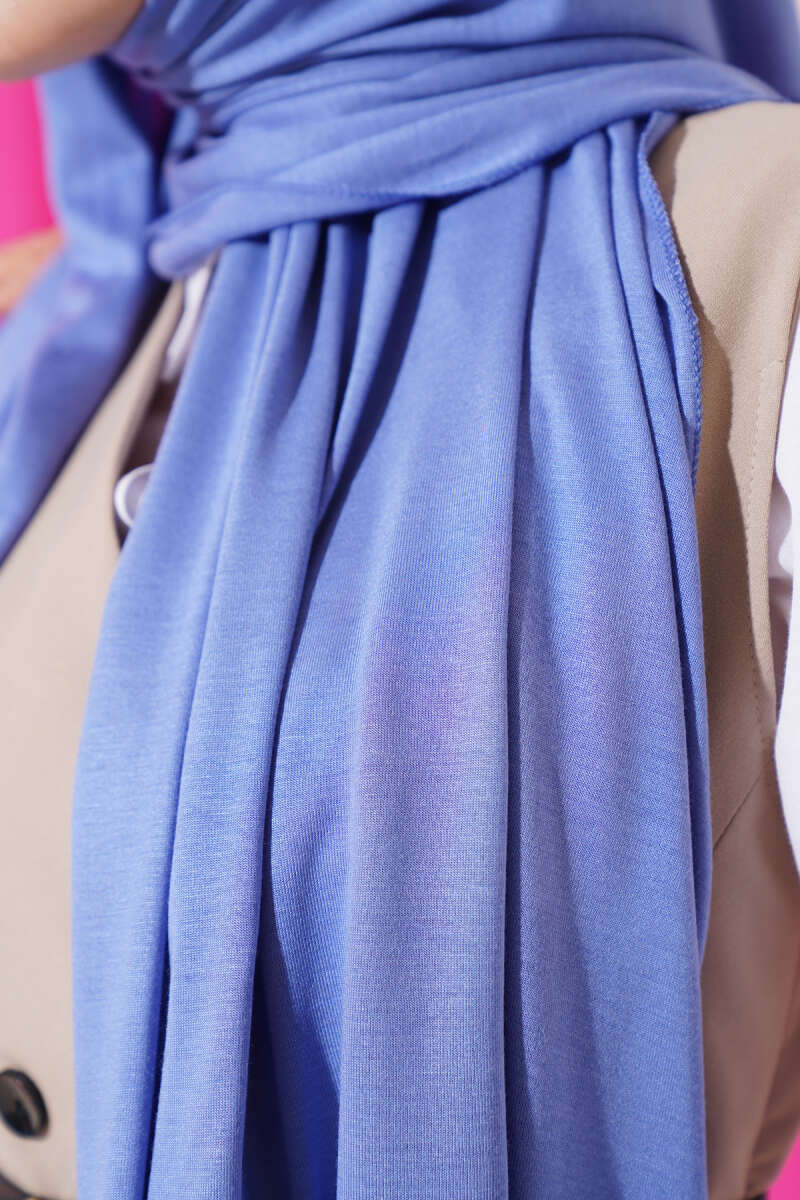 Basic Jersey Shawl - Indigo