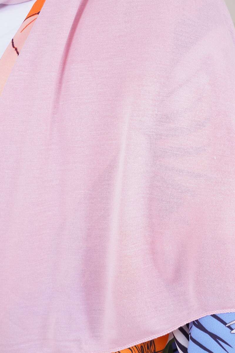 Basic Jersey Shawl - Powder 2