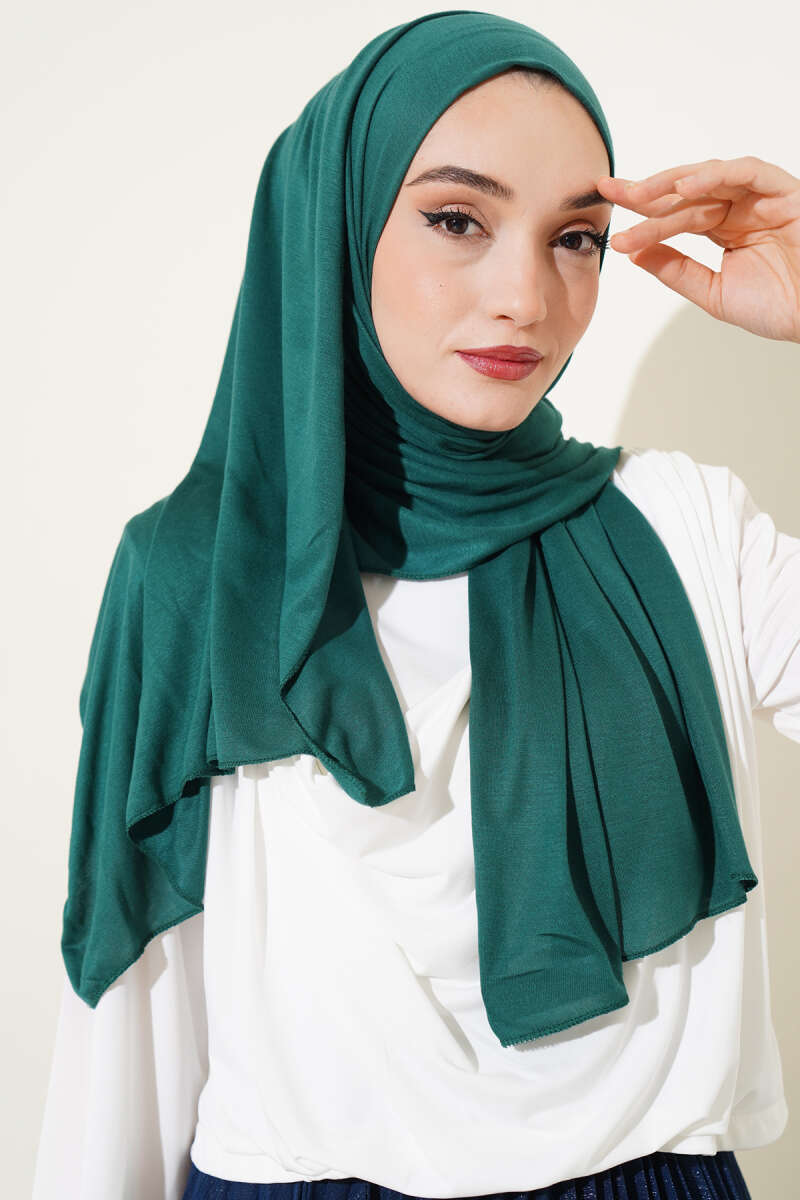 Basic Jersey Shawl - Emerald