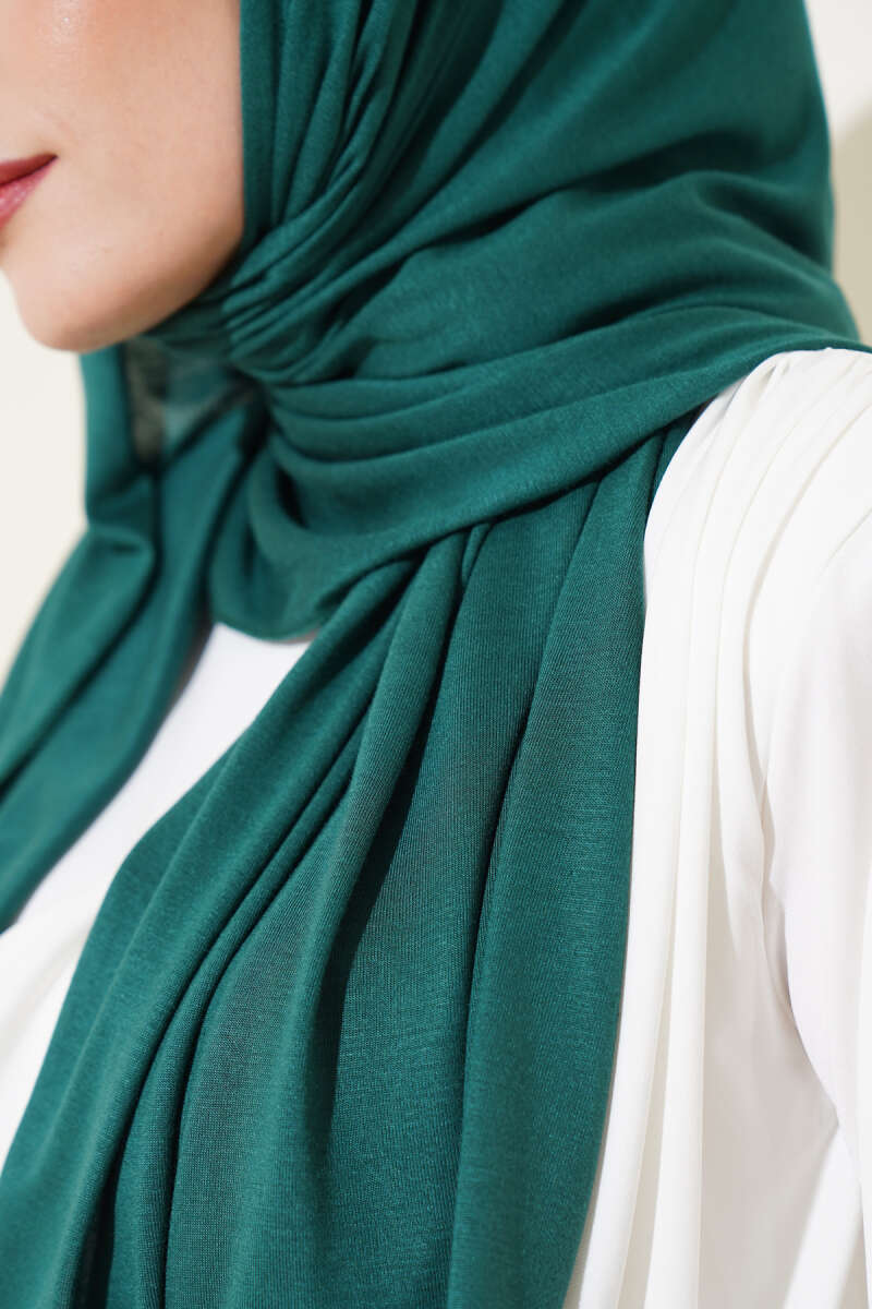 Basic Jersey Shawl - Emerald