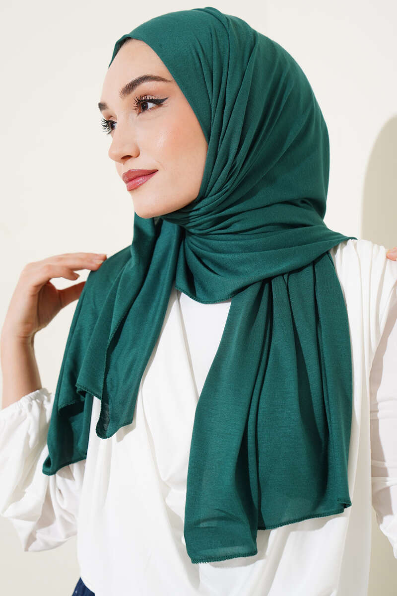 Basic Jersey Shawl - Emerald