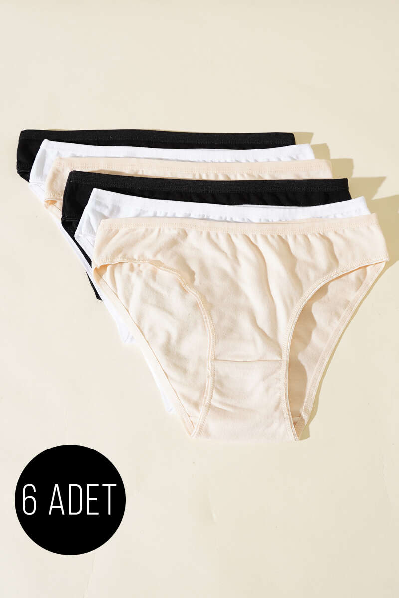 6-Pack Basic Briefs - Multicolour 1