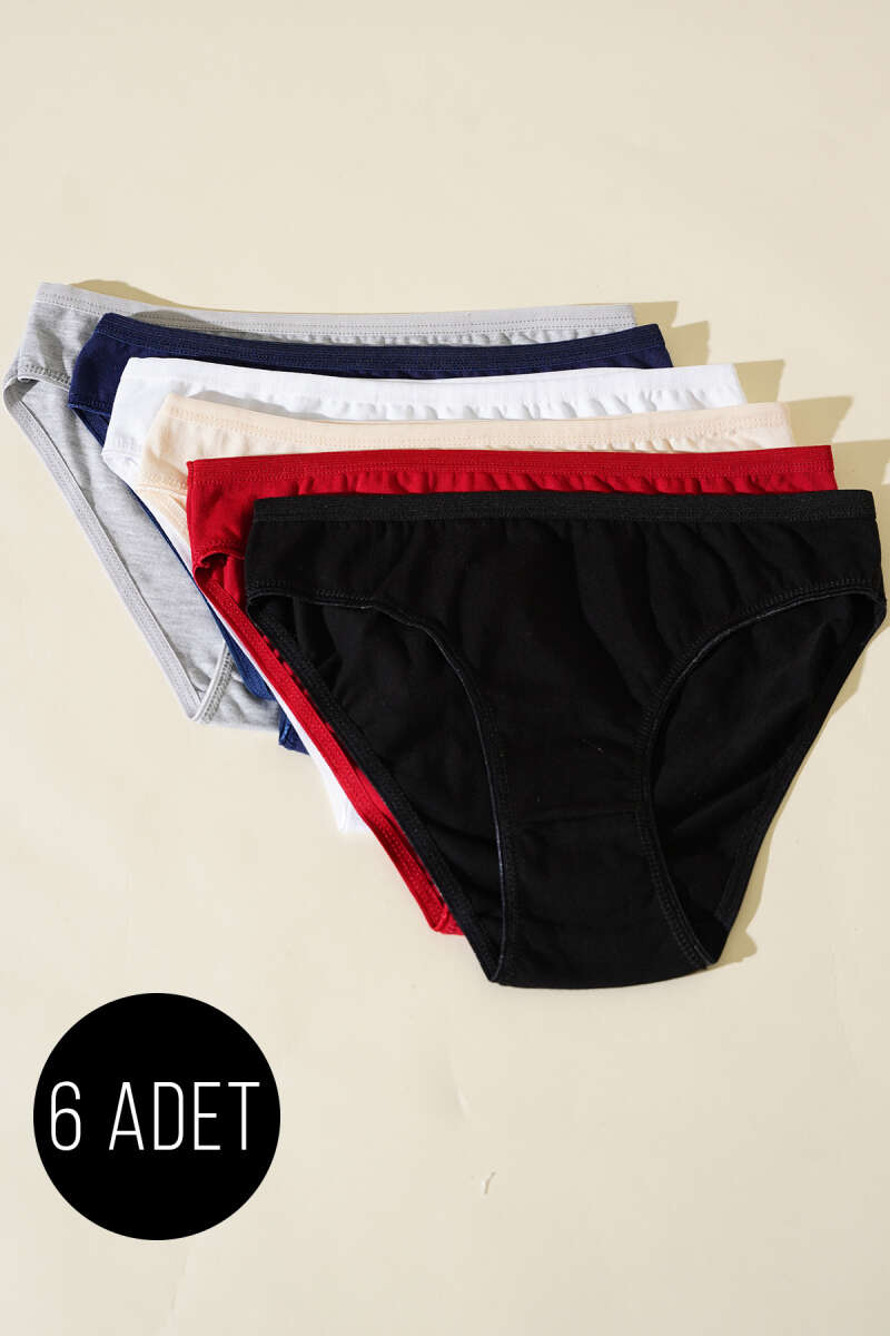 6-Pack Basic Briefs - Multicolour 2