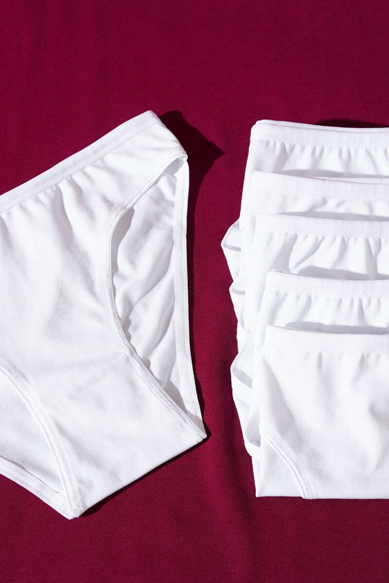 6-Pack Basic Briefs - White
