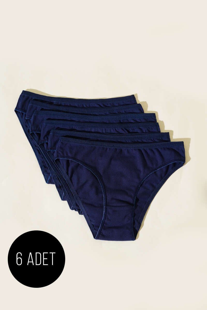 6-Pack Basic Briefs - Navy