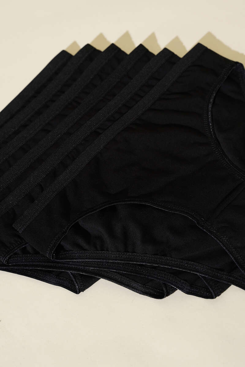 6-Pack Basic Briefs - Black