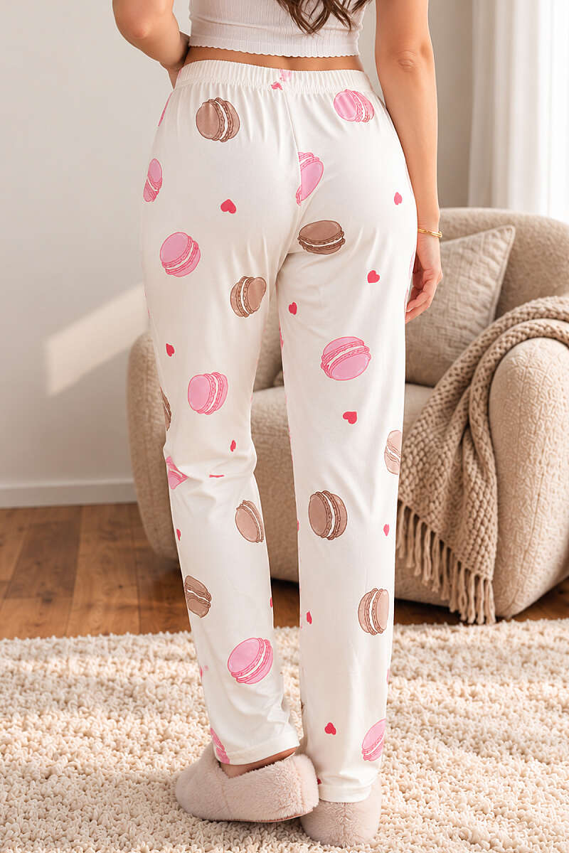 Printed Pyjama Bottoms with Elastic Waist - Multicolour 13