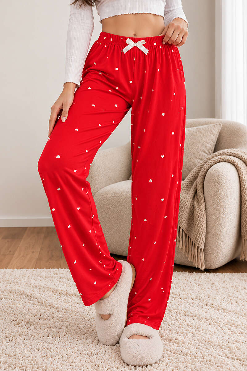 Printed Pyjama Bottoms with Elastic Waist - Multicolour 25