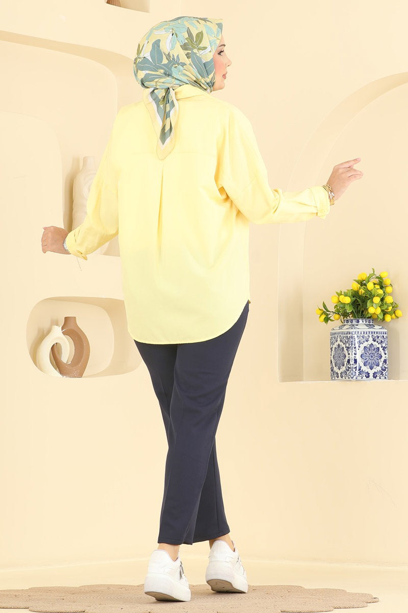 Double Knit Trousers with Tie Waist - Navy