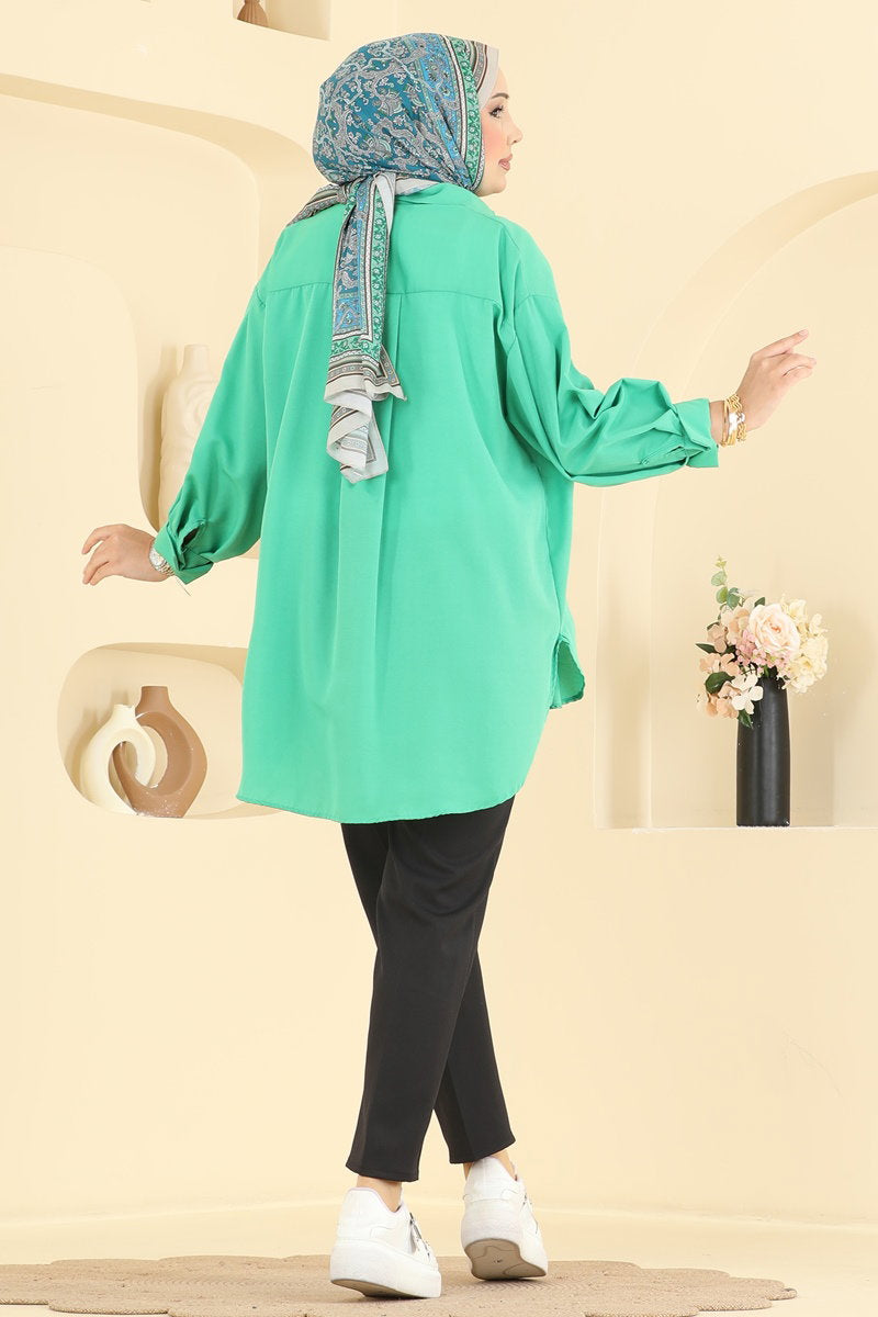 Double Knit Trousers with Tie Waist - Black