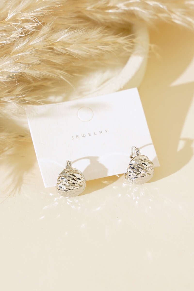 Dome Earrings - Silver