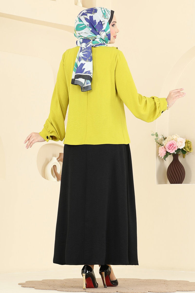 Halter-Tie Aerobin Two-Piece Set - Acid Wash-Black