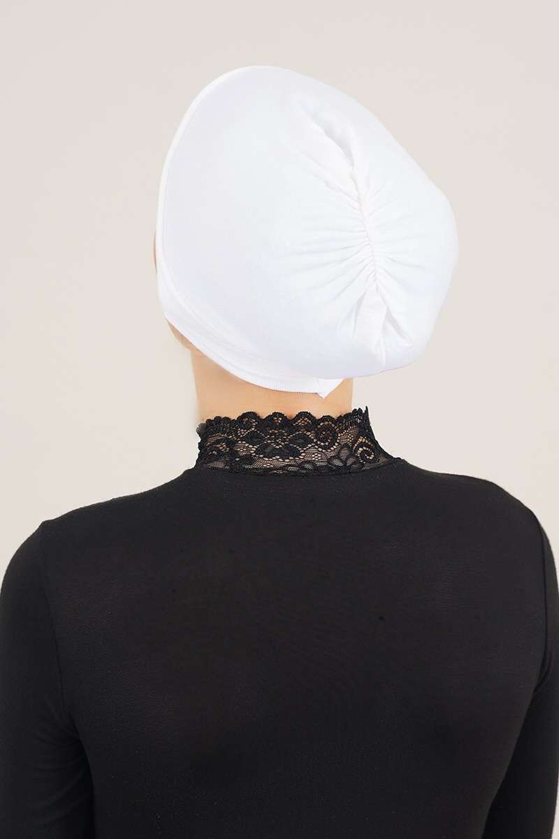Cross-Band Underscarf - Ecru