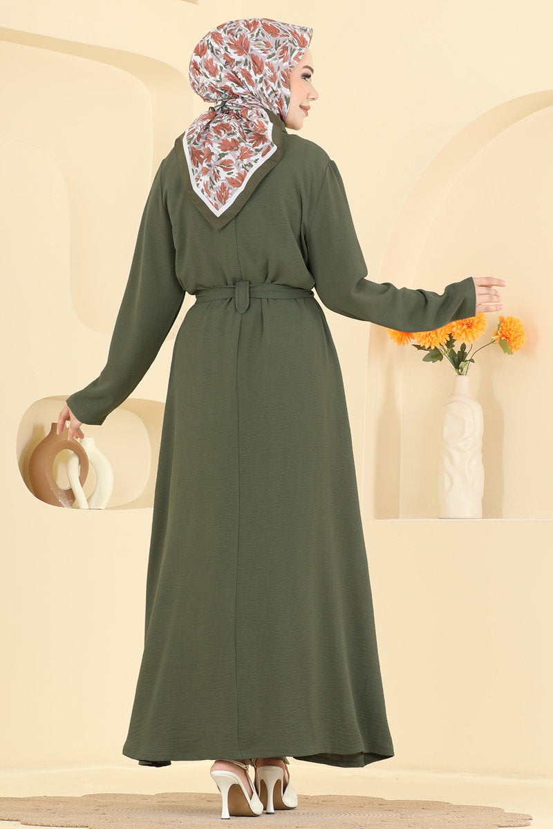 Aerobin Dress with Pocket Detail - Khaki