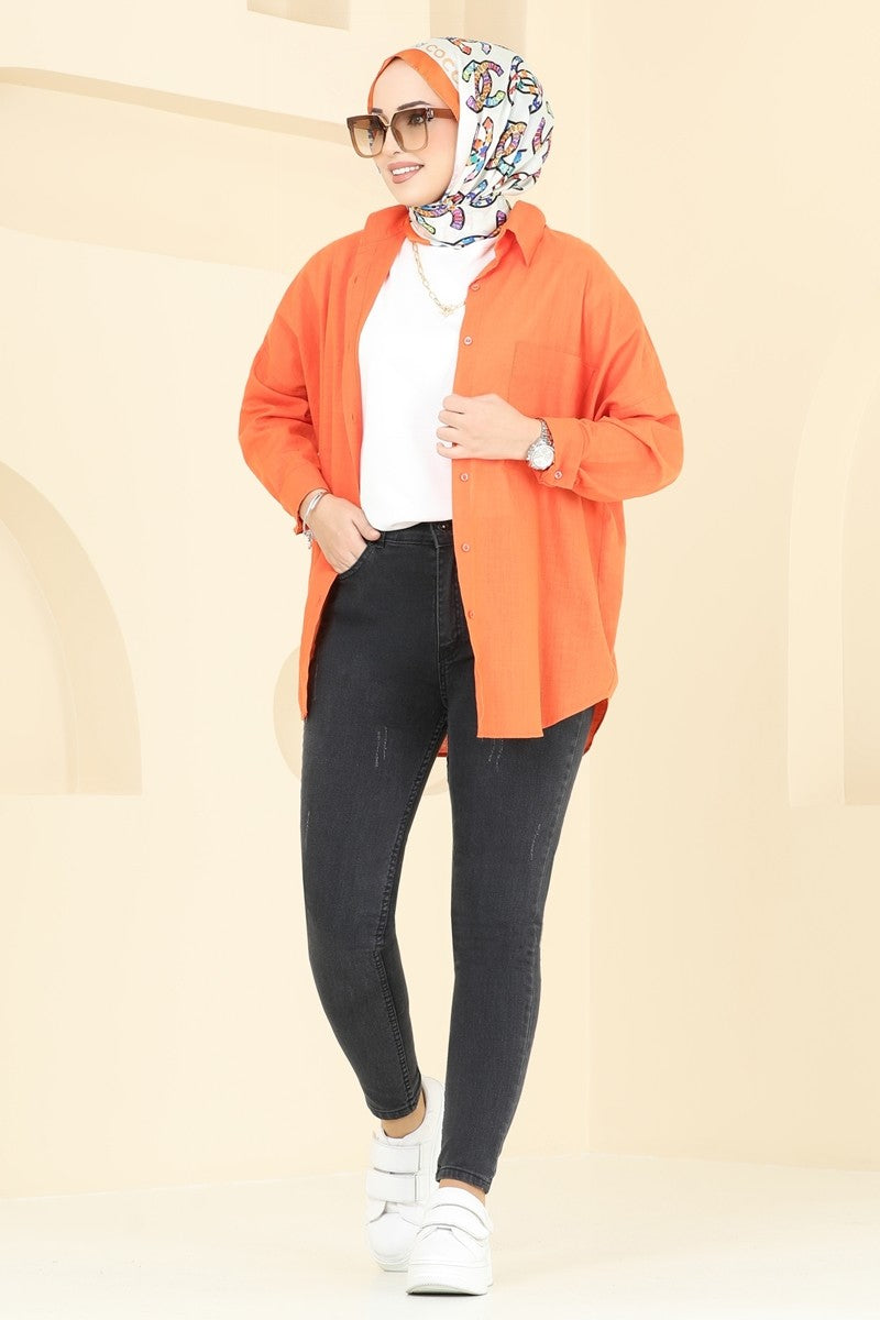 Jeans with Pocket Detail - Charcoal