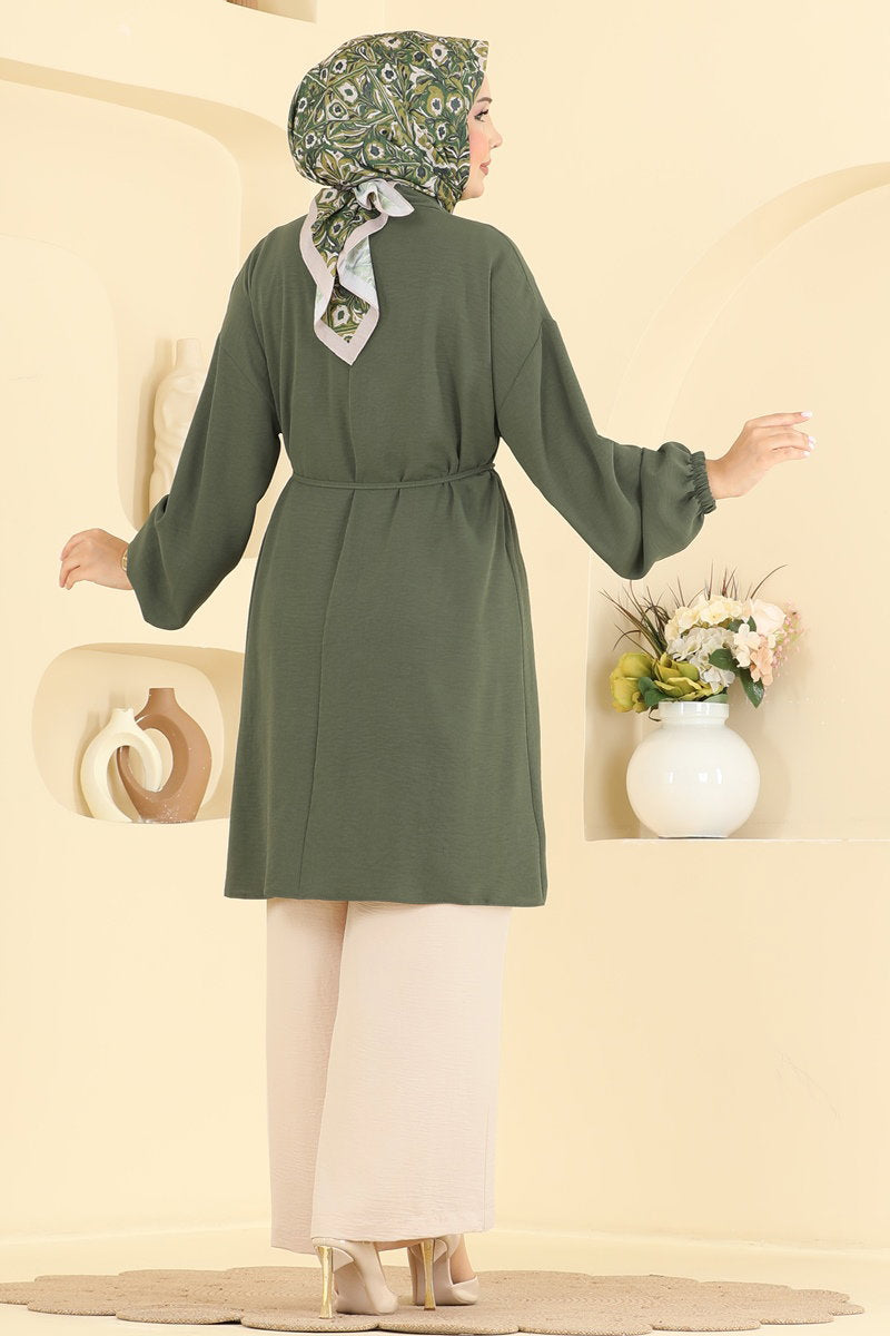Floral Aerobin Two-Piece Set - Khaki-Stone