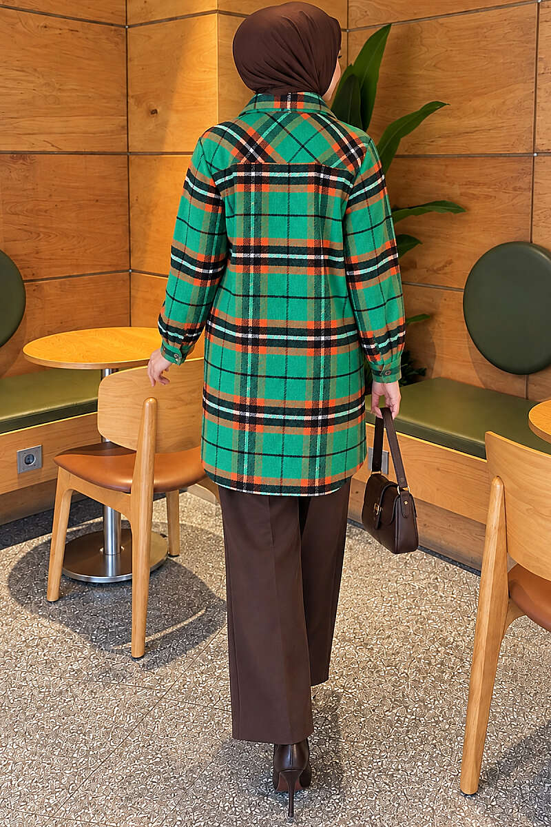 Striped Lumberjack Shirt - Green