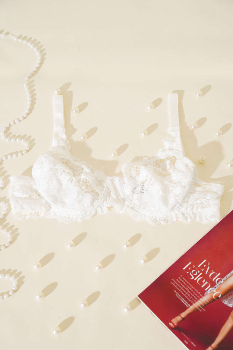 Underwired Lace Bra - Ecru