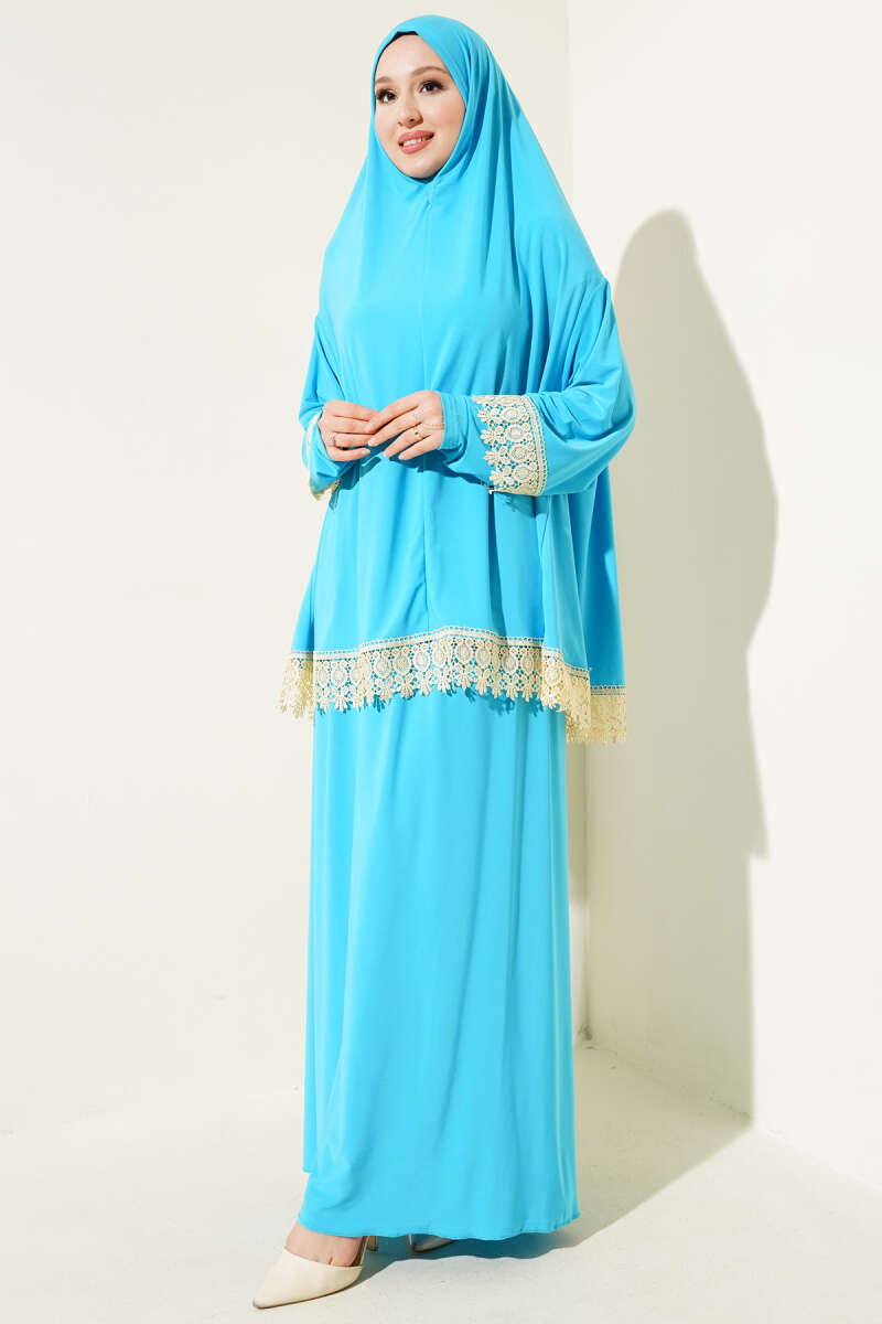 Lace Prayer Set - Turquoise