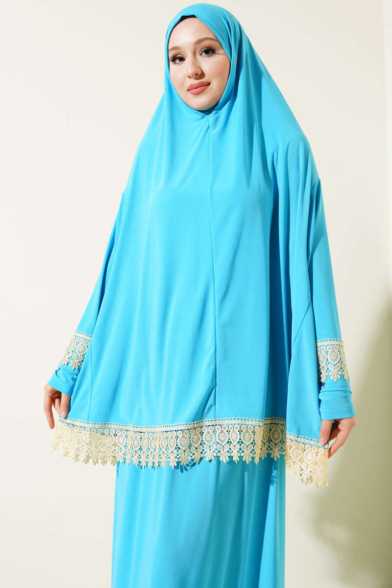 Lace Prayer Set - Turquoise