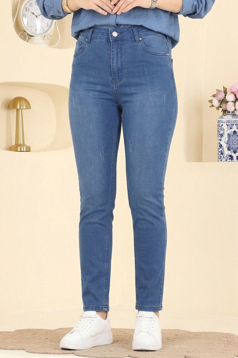 Slim-Fit Jeans - Dark Denim